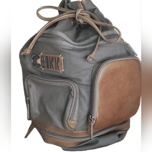 Bikkembergs Unisex Canvas/Leather Shoulder Bag